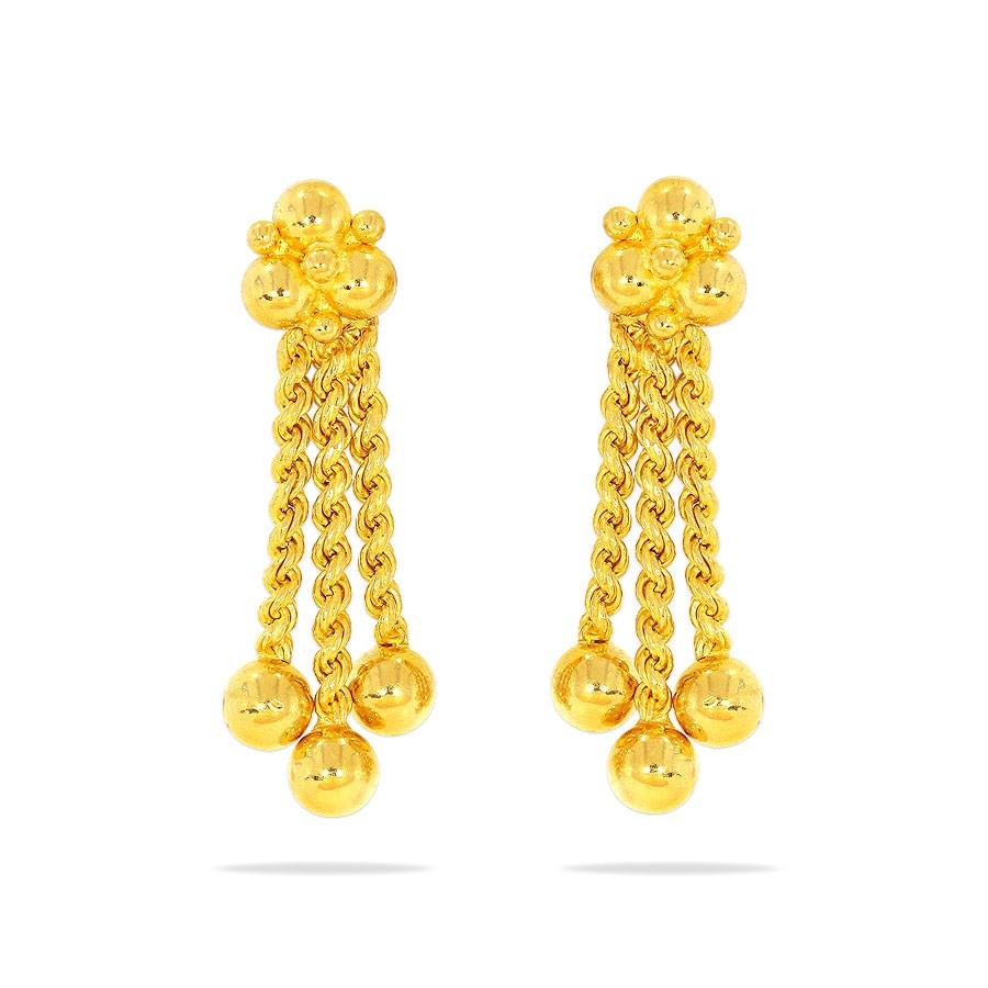 earring design in gold
