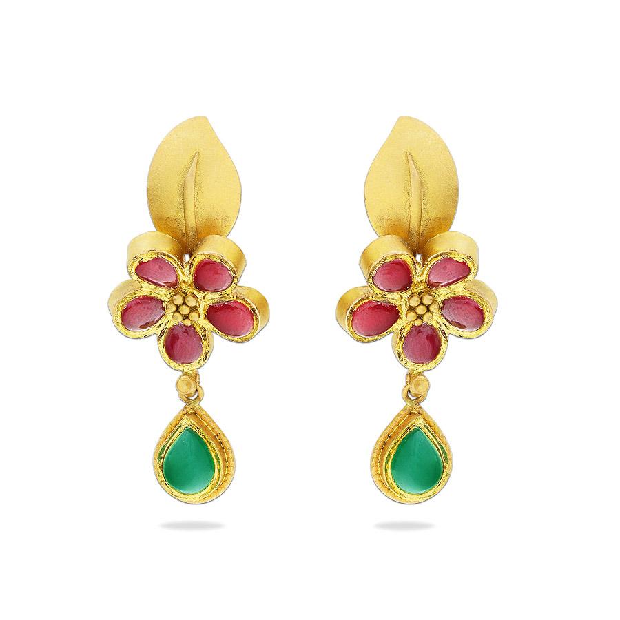 Small gold earrings designs