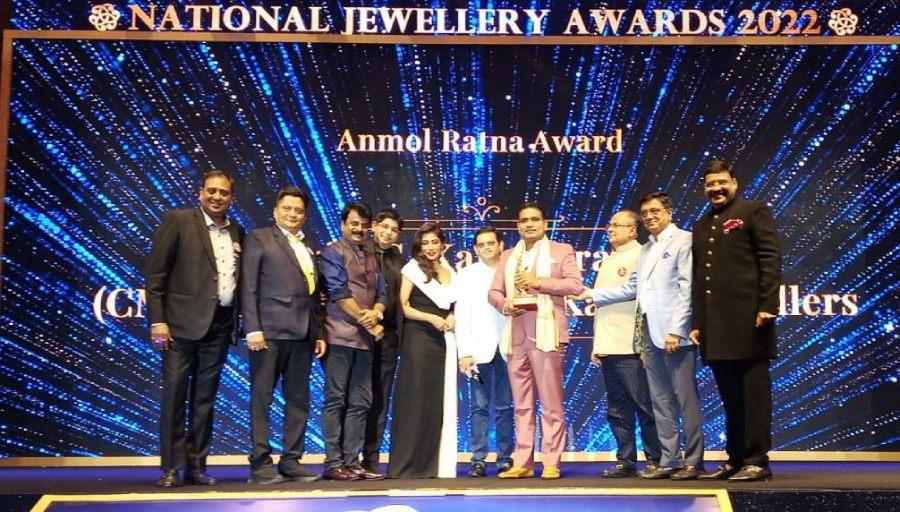 Mr. T S Kalyanaraman receives ‘Anmol Ratna’ Award at National Jewellery Awards 2022  