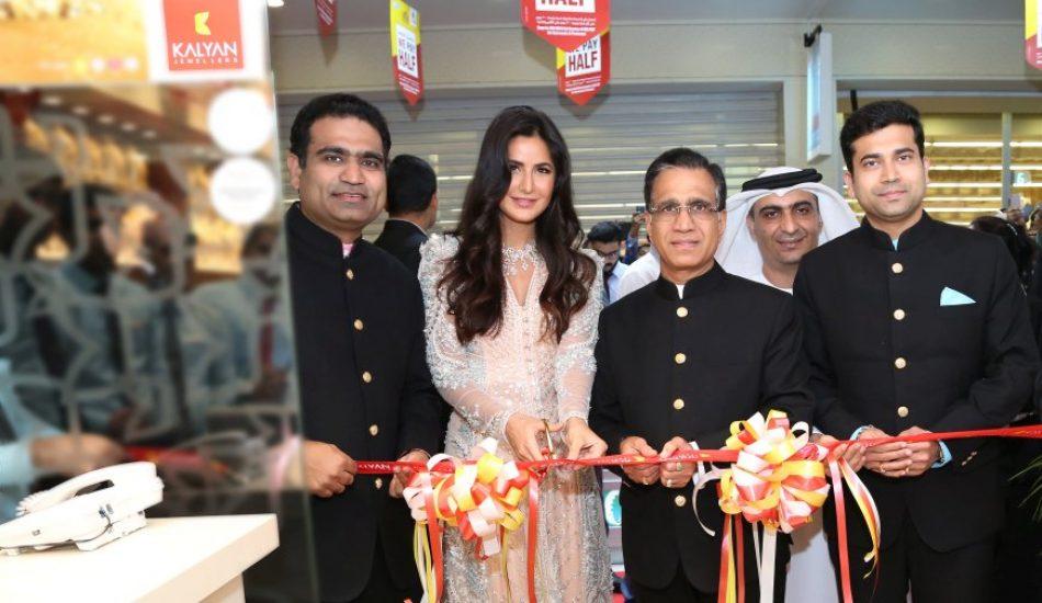 Katrina Kaif opens 3 Kalyan Jewellers showrooms at Gold Souk Deira, Butina and Muweilah in Sharjah