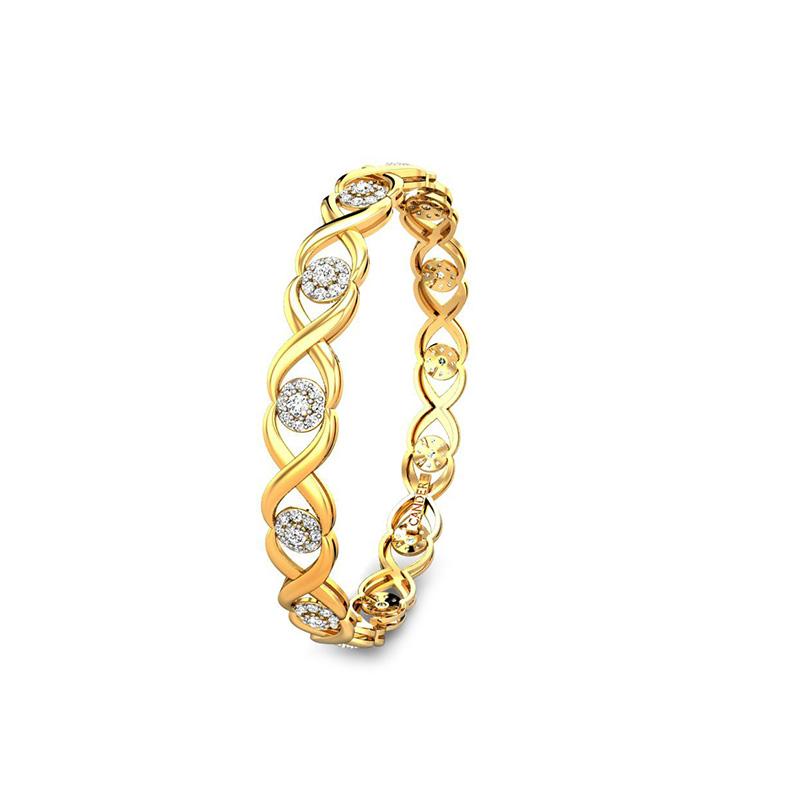 Buy Candere by Kalyan Jewellers 22k Tushi Bangle Online At Best Price @  Tata CLiQ
