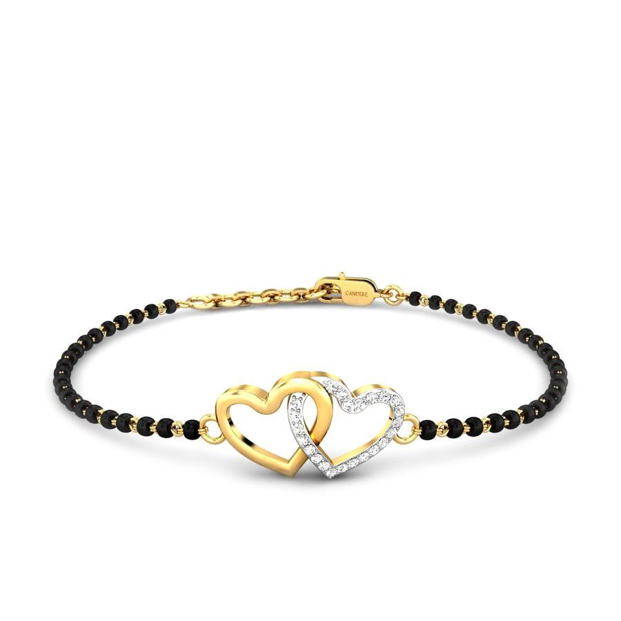 Plain One Gram Gold Bracelet Simple Chain Design Daily Wear BRAC569