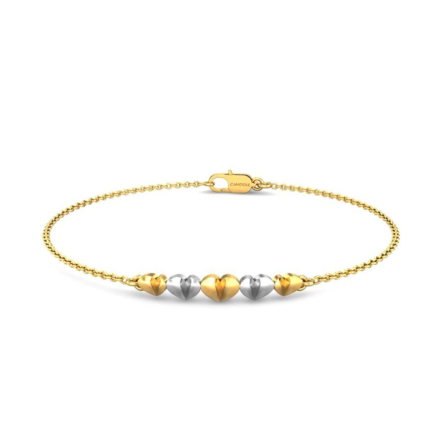 Buy CANDERE - A KALYAN JEWELLERS COMPANY Yellow Gold Bracelet for Women  (Yellow) at Amazon.in