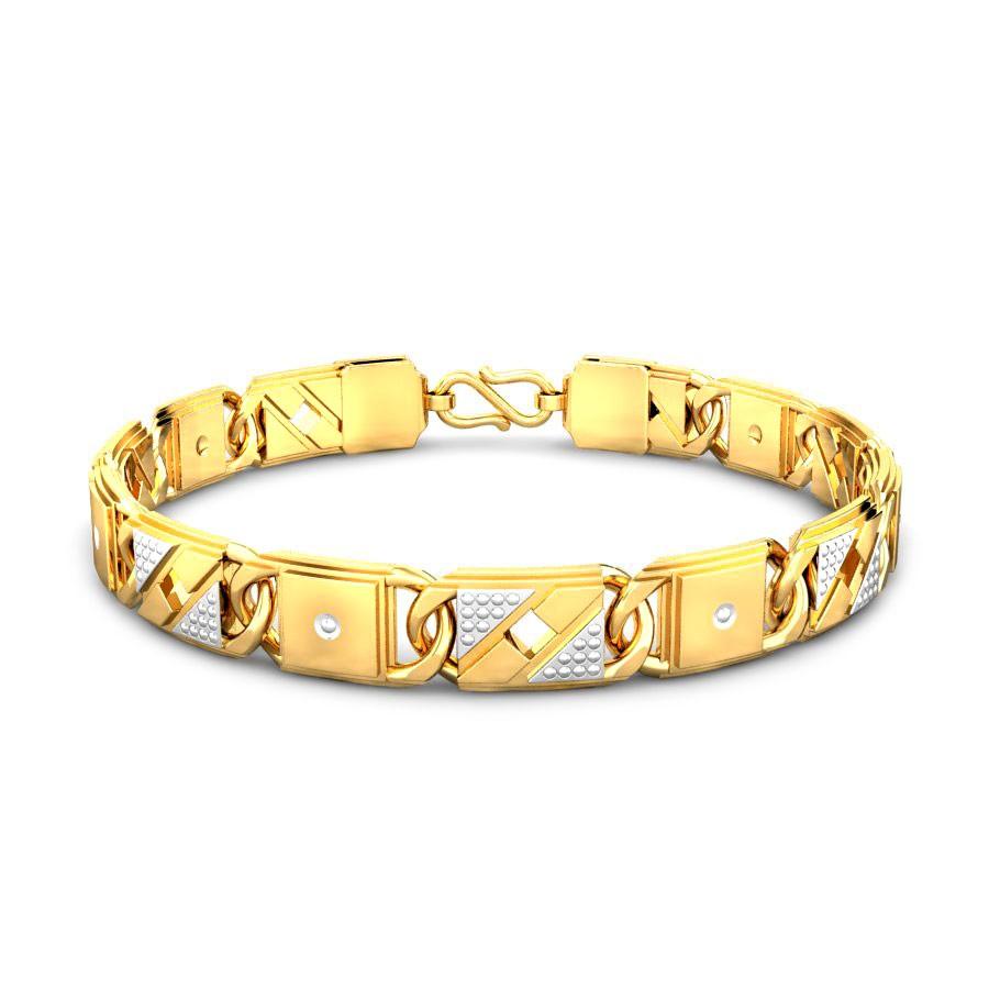 Mens Gold Bracelet at best price in Gurgaon by Kalyan Jewellers India Ltd.  | ID: 23421850997