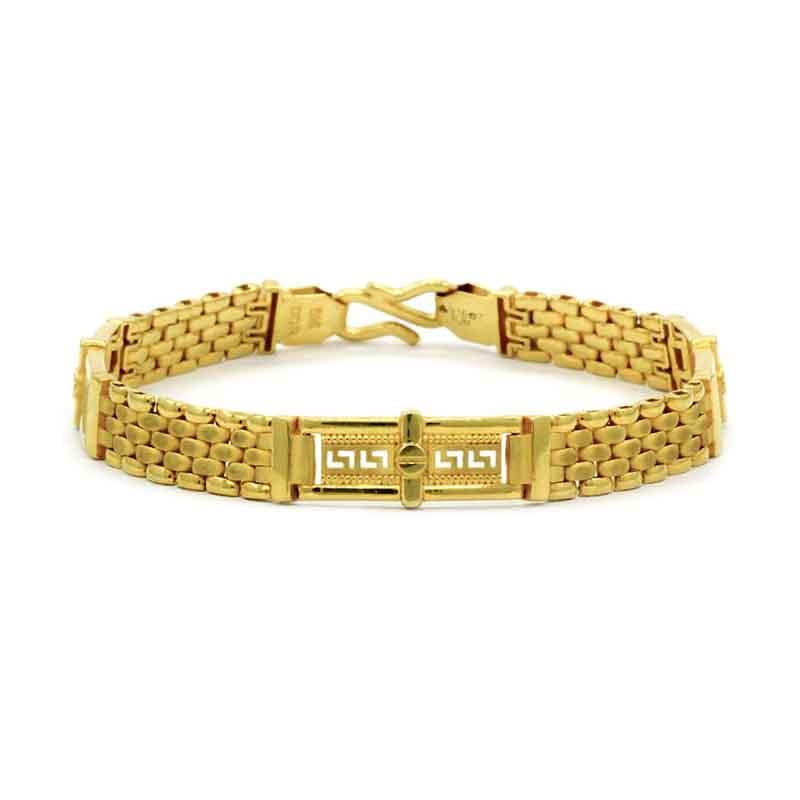 1 Gram Gold Forming Hollow Cute Design Best Quality Bracelet For Men -  Style B855 at Rs 1880.00 | गोल्ड प्लेटेड ब्रेसलेट - Soni Fashion, Rajkot |  ID: 2851894150891