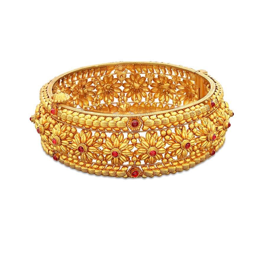 Dazzling Broad Sachin Chain Mens Gold Bracelet  Alapatt Diamonds