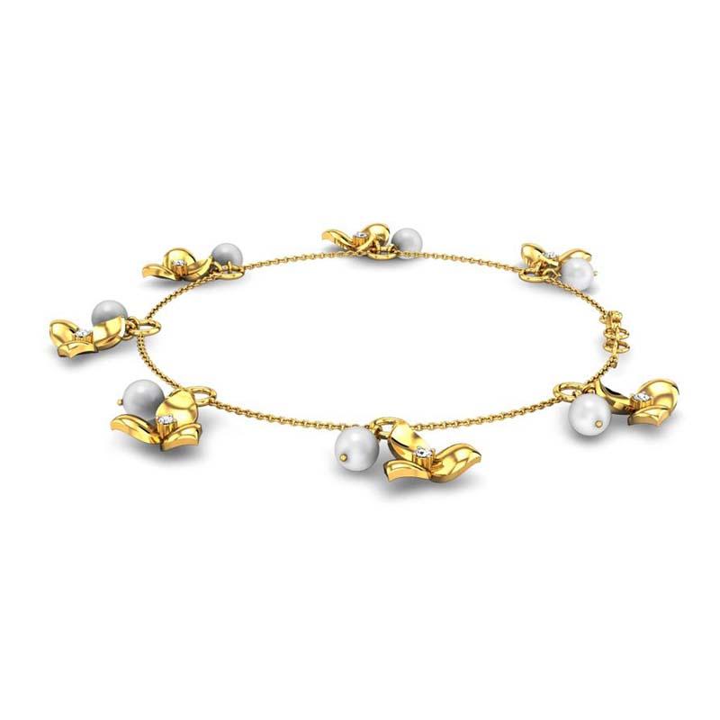 lightweight Gold bracelet designs/ Bracelet designs for ladies & girls/ 👧  @UniqueIdeasWithfatima - YouTube
