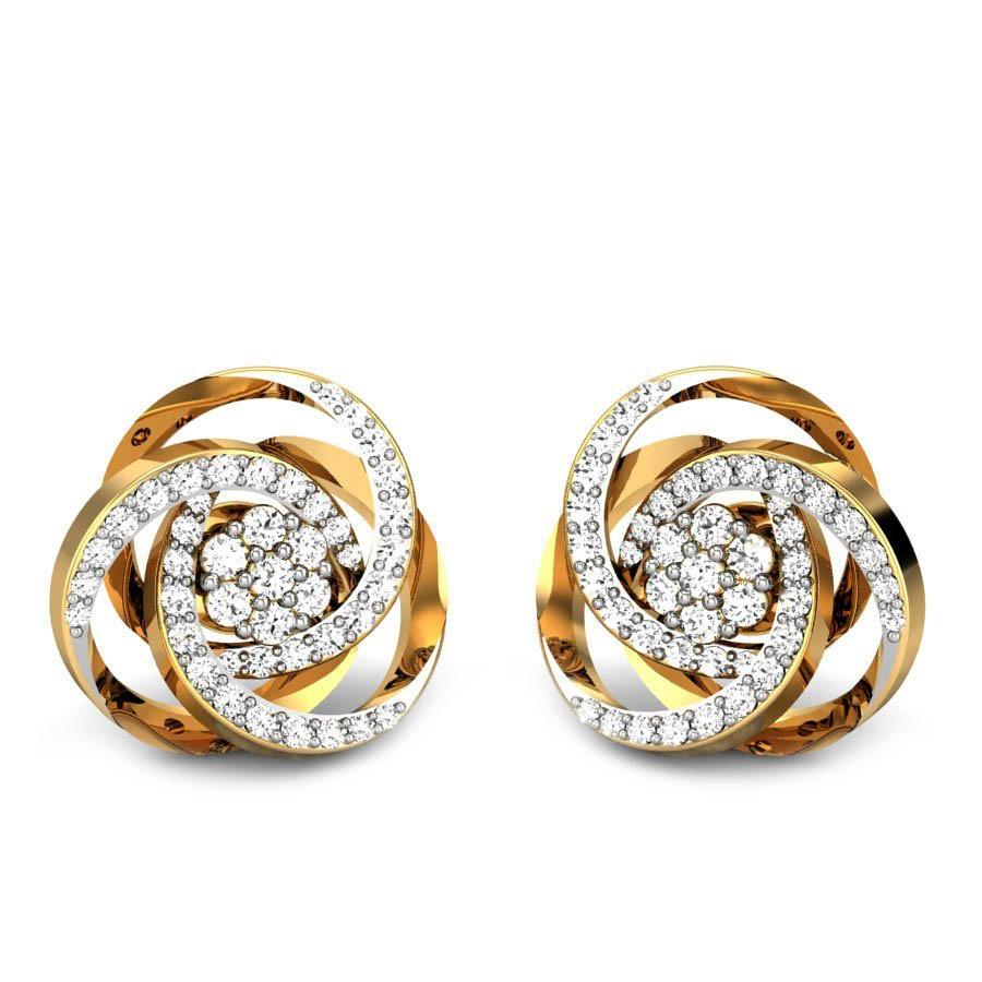 Update more than 135 diamond gold earrings for girls latest ...