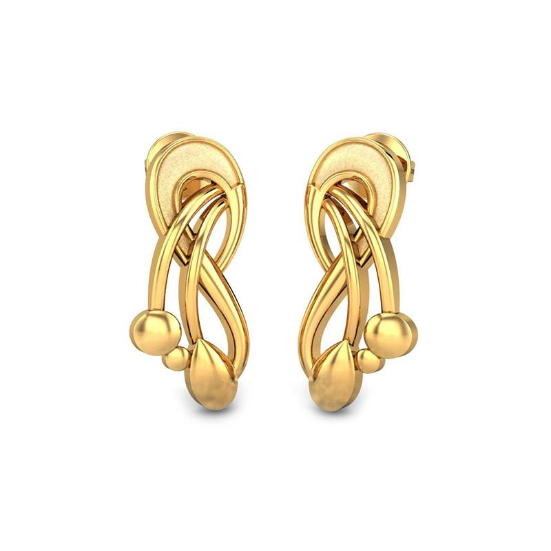 Daily Wear Gold Earrings 0400 Mg To 0600 Mg
