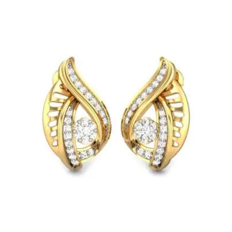 cute small gold earrings designs