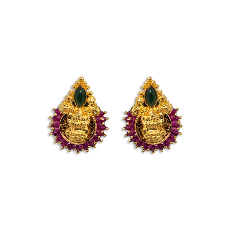 latest designs of gold earrings