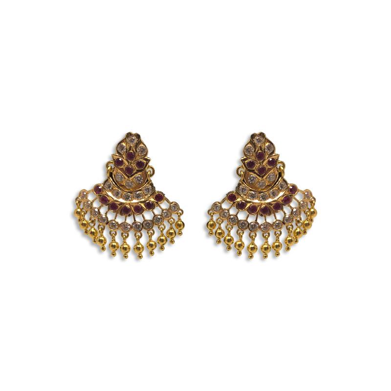 Buy One Gram Gold South Indian Jhumka Earrings Gold Jhumki Design for Girls