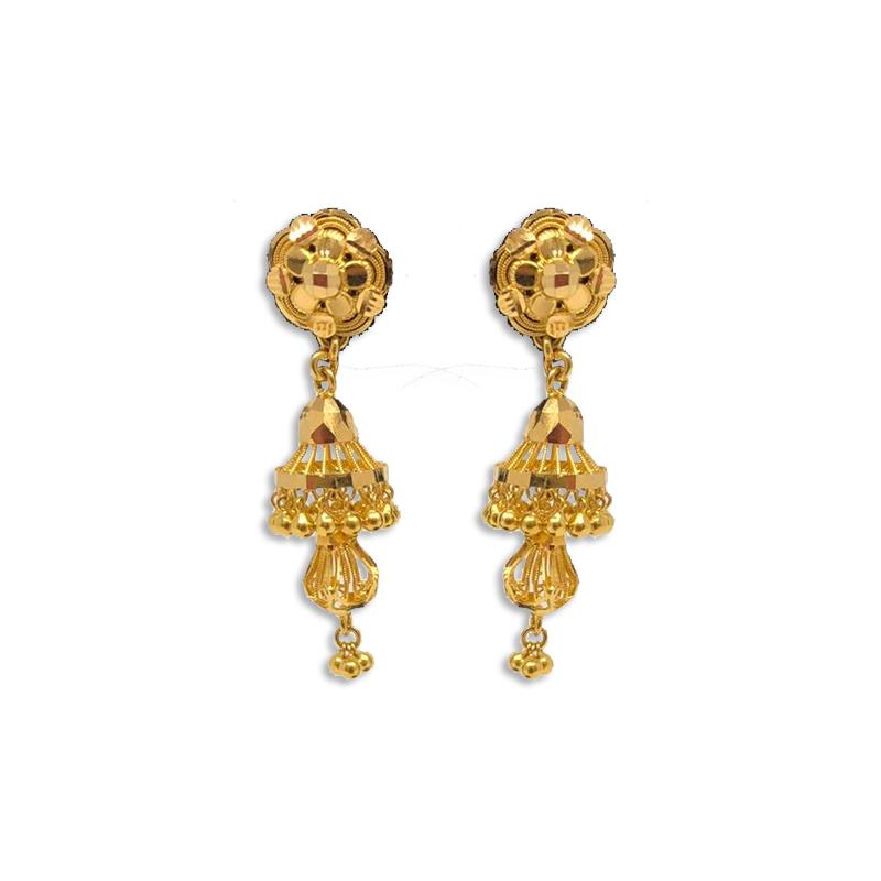 Buy Diamond Jhumka Earring Designs | Gold & Diamond Jhumkas | Kalyan