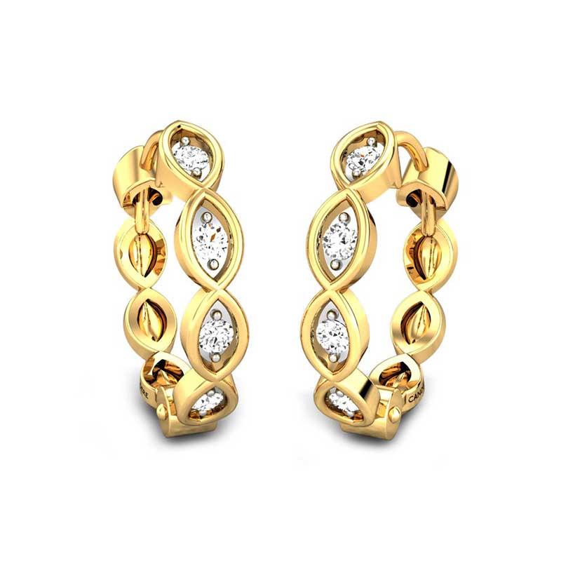 Ring type daily wear earring  Minar Fashion Jewellery