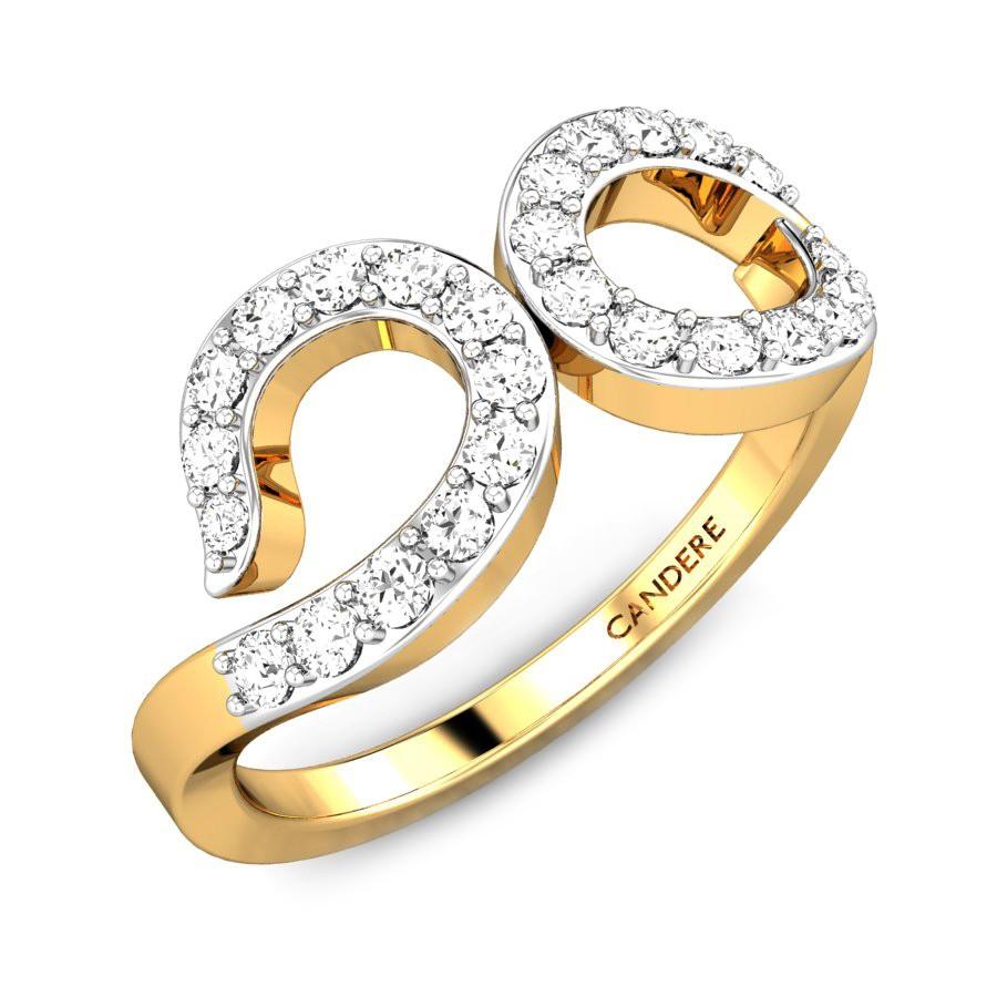 Buy Shimmering Heart Kids Gold Ring - Joyalukkas