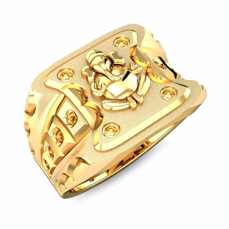 22K Gold Men's Ring (4.70G) - Queen of Hearts Jewelry