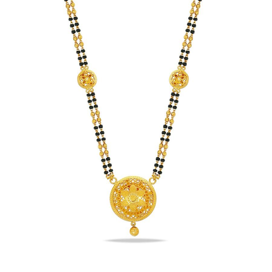 15 Simple Looking Mangalsutra Designs with Images  Black beads mangalsutra  design Black beaded jewelry Gold fashion necklace