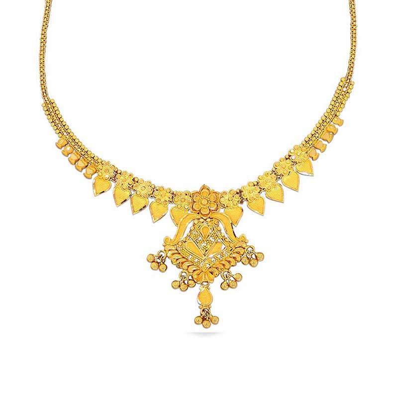 Gold jewellery set | womens gold jewellery set