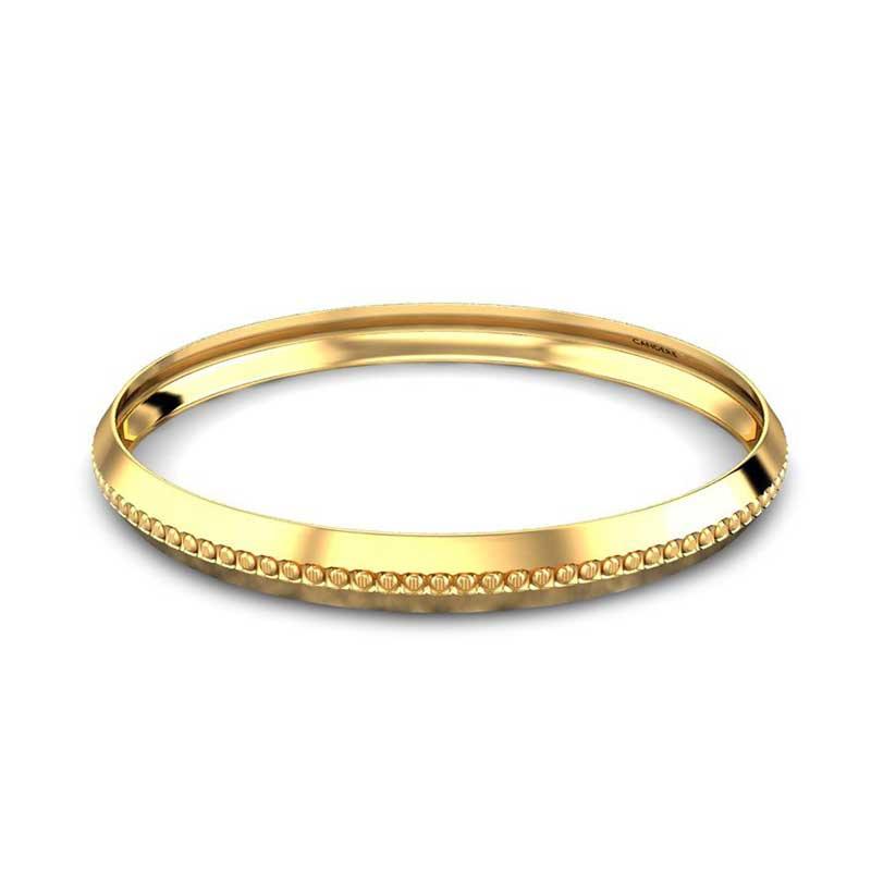 1 Gram Gold Forming 3 Line Heart Shape Antique Design Bracelet for Men   Soni Fashion