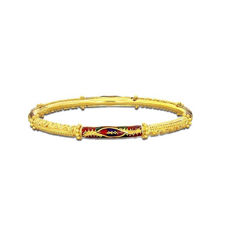 Certified 22kt Yellow Gold Handmade Solid Bangle Bracelet Kada Jewelry  Fabulous Diamond Cut Designer Jewelry for Women's Ba46 - Etsy | Gold bangles  for women, Gold bride jewelry, Gold bangles design