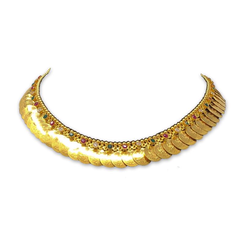 GOLD HARAM DESIGNS IN 40 GRAMS NECKLACE