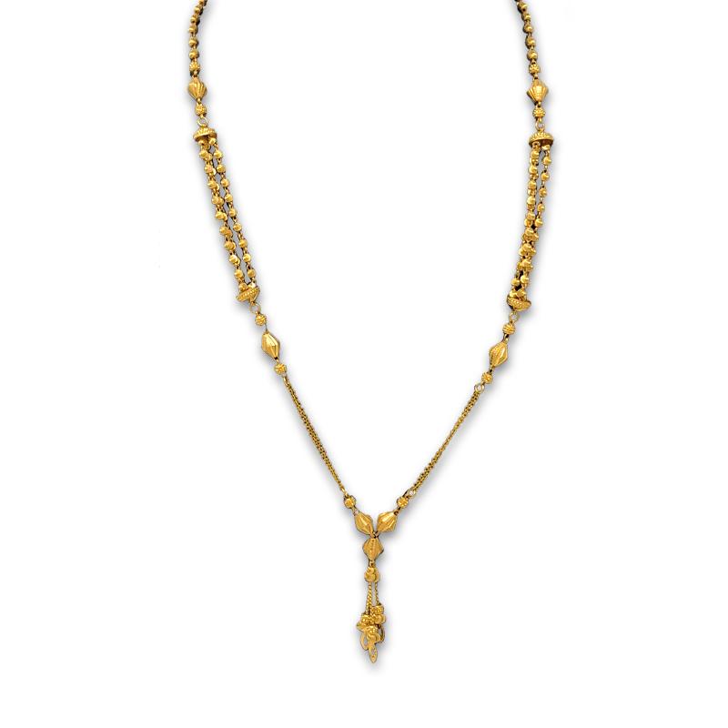 Light Weight Gold Necklace Set with Price