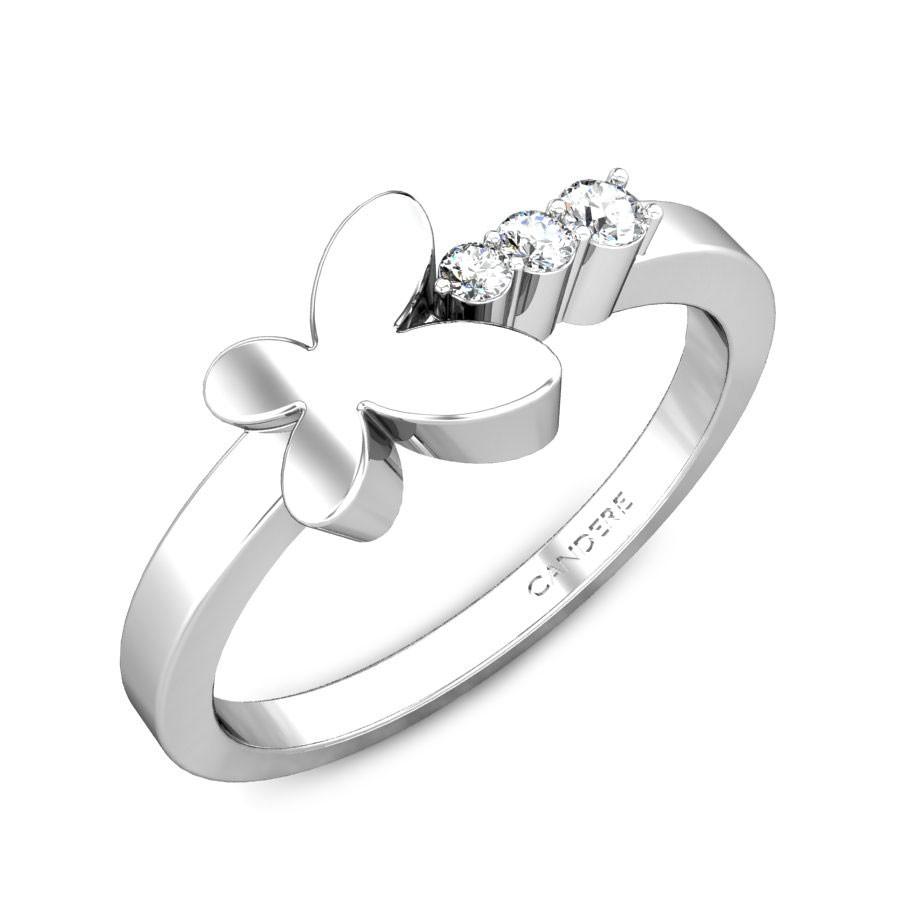 12 pcs * Diamond Set Metal Ring With Diamonds Simple Fashion Jewelry  Popular Accessories Color Random Ring for Women Girls - Walmart.com