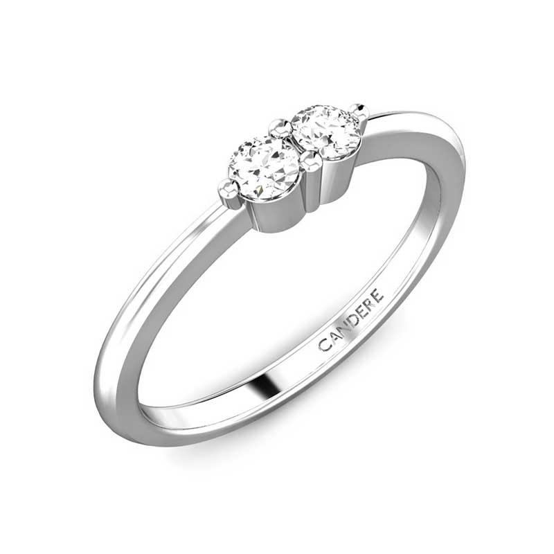 Lovely Silver Plated Adjustable Beautiful Couple Ring for Lovers for Women  & Men