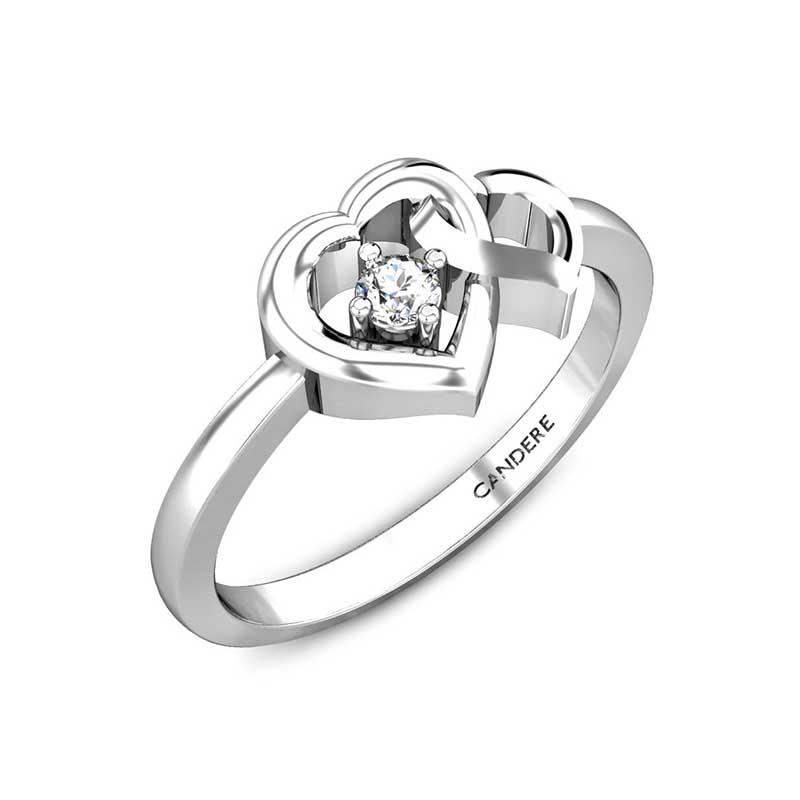 winky platinum diamond ring