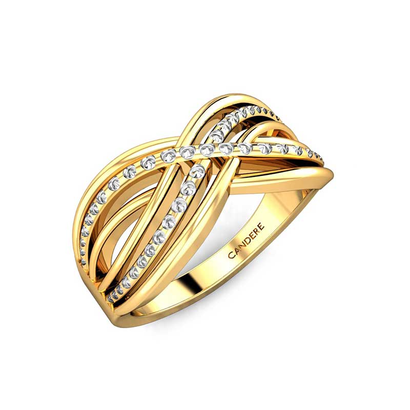 Candere by Kalyan Jewellers precious ring-21 18kt Diamond Yellow Gold ring  Price in India - Buy Candere by Kalyan Jewellers precious ring-21 18kt  Diamond Yellow Gold ring online at Flipkart.com