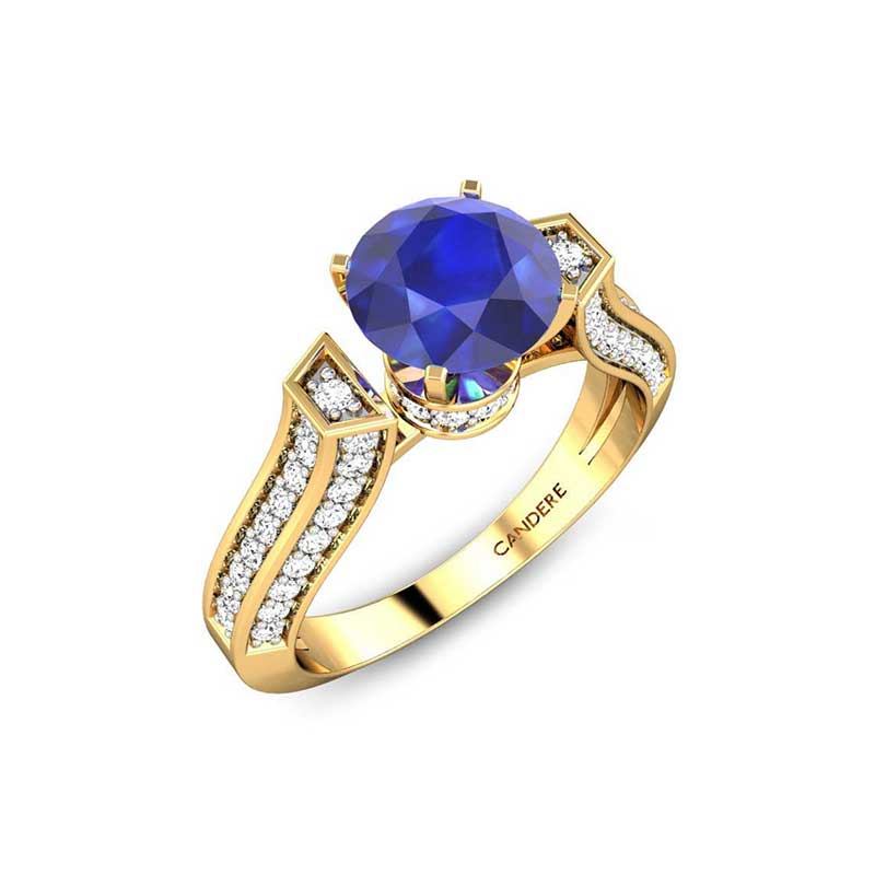 Amazon.com: Arenaworld Certified Yellow Sapphire 3.0 Carat or 3.25 Ratti Pukhraj  Stone Panchdhatu Astrology Ring Gold Polish for Men & Women : Clothing,  Shoes & Jewelry