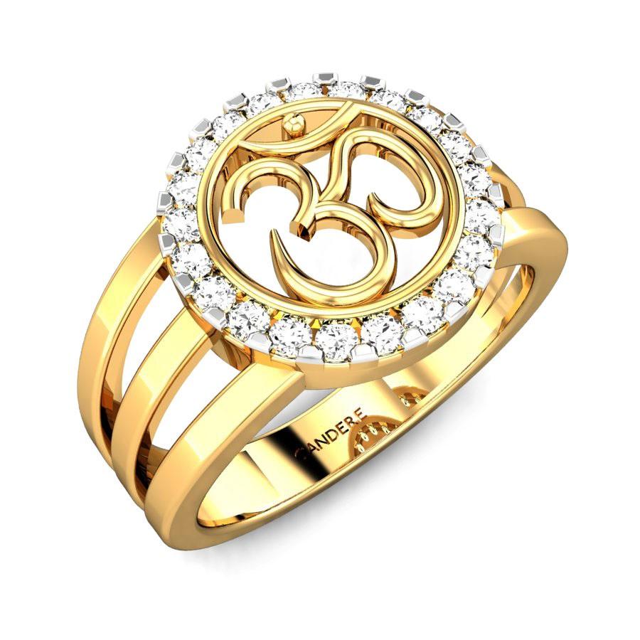 P.C. Chandra Jewellers 22k (916) BIS Hallmark Yellow Gold Ring for Men  (Size 22) - 4.37 Grams : Amazon.in: Fashion
