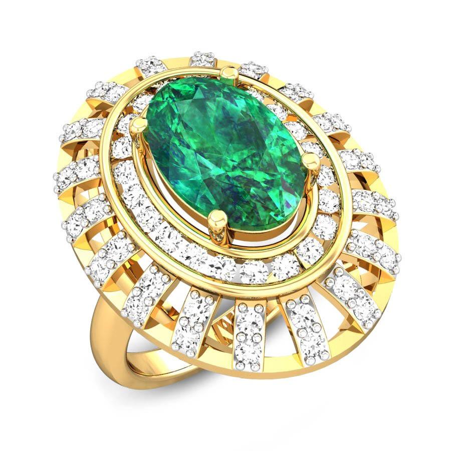 GELSEY EMERALD RING
