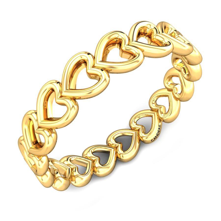 Buy 22k DNA Connection Couple Gold Rings Online from Vaibhav Jewellers