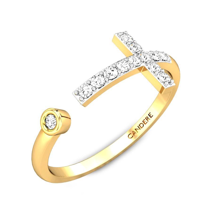 Kirsi Cross Diamond Ring