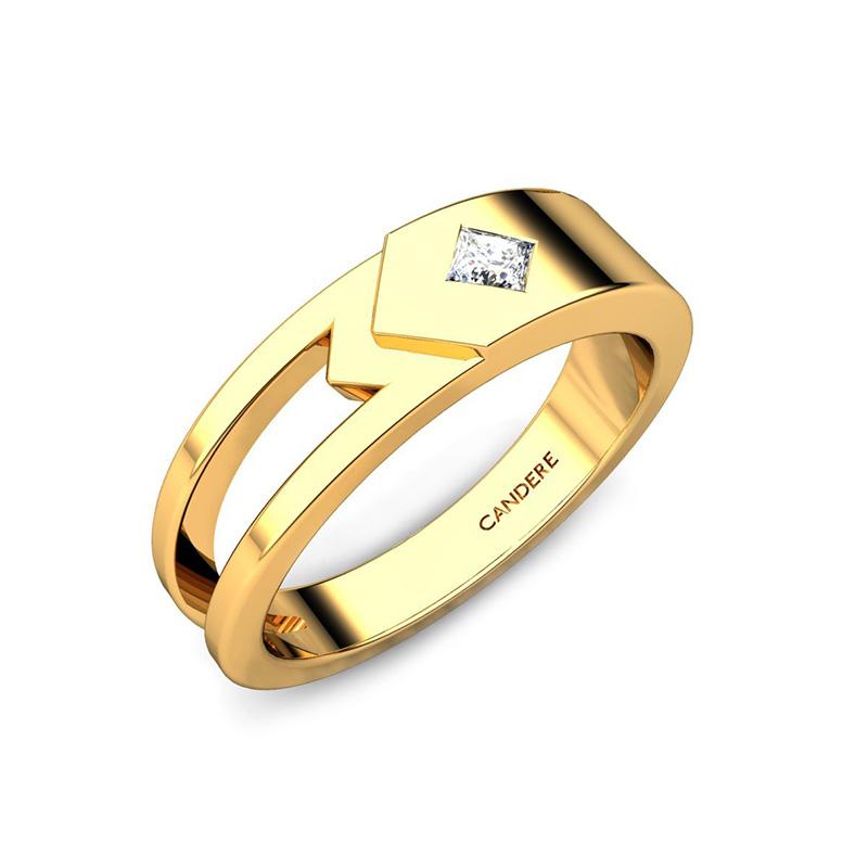 Candere by Kalyan Jewellers Allura 18K YG I2GH Size 5 18kt Diamond Yellow Gold  ring Price in India - Buy Candere by Kalyan Jewellers Allura 18K YG I2GH  Size 5 18kt Diamond