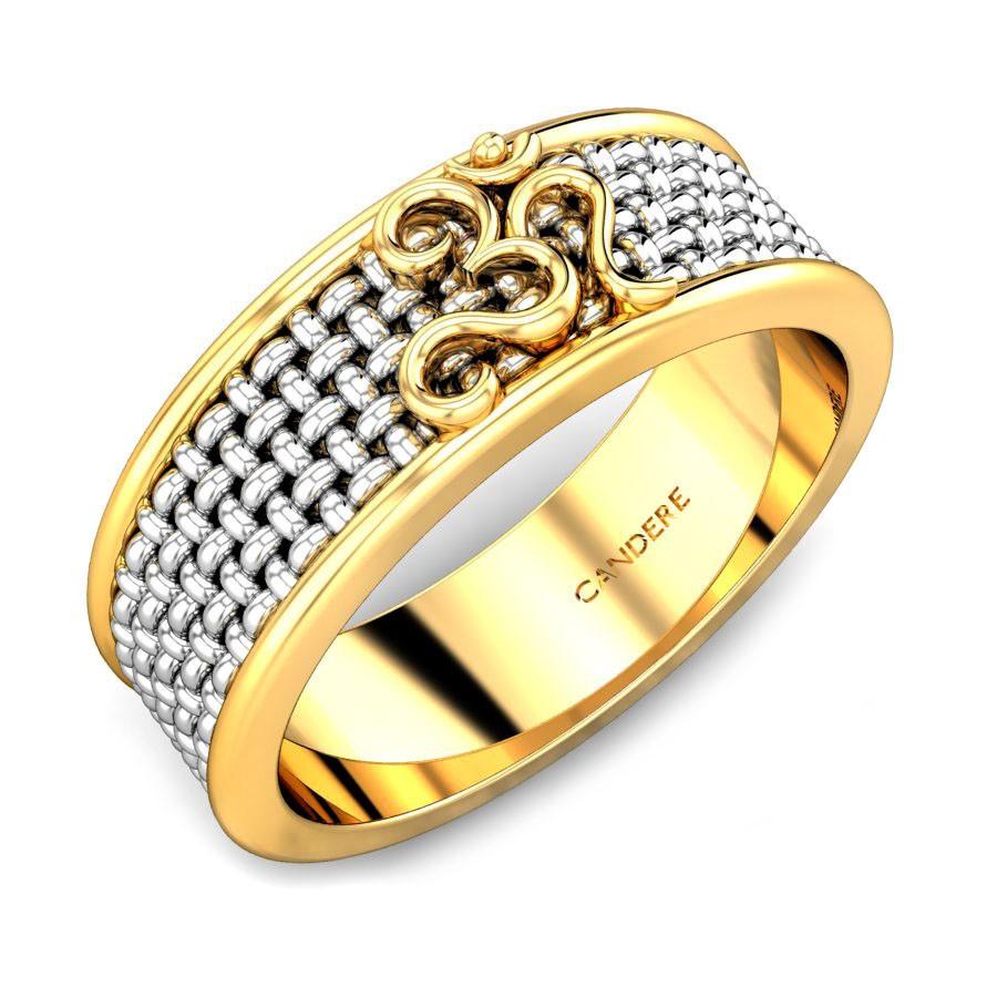 Zavian Gold Mens Ring-Candere by Kalyan Jewellers