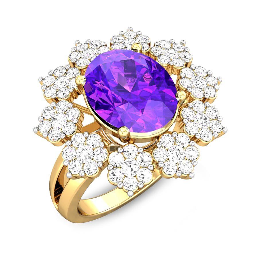 Purple Gemstone Rings