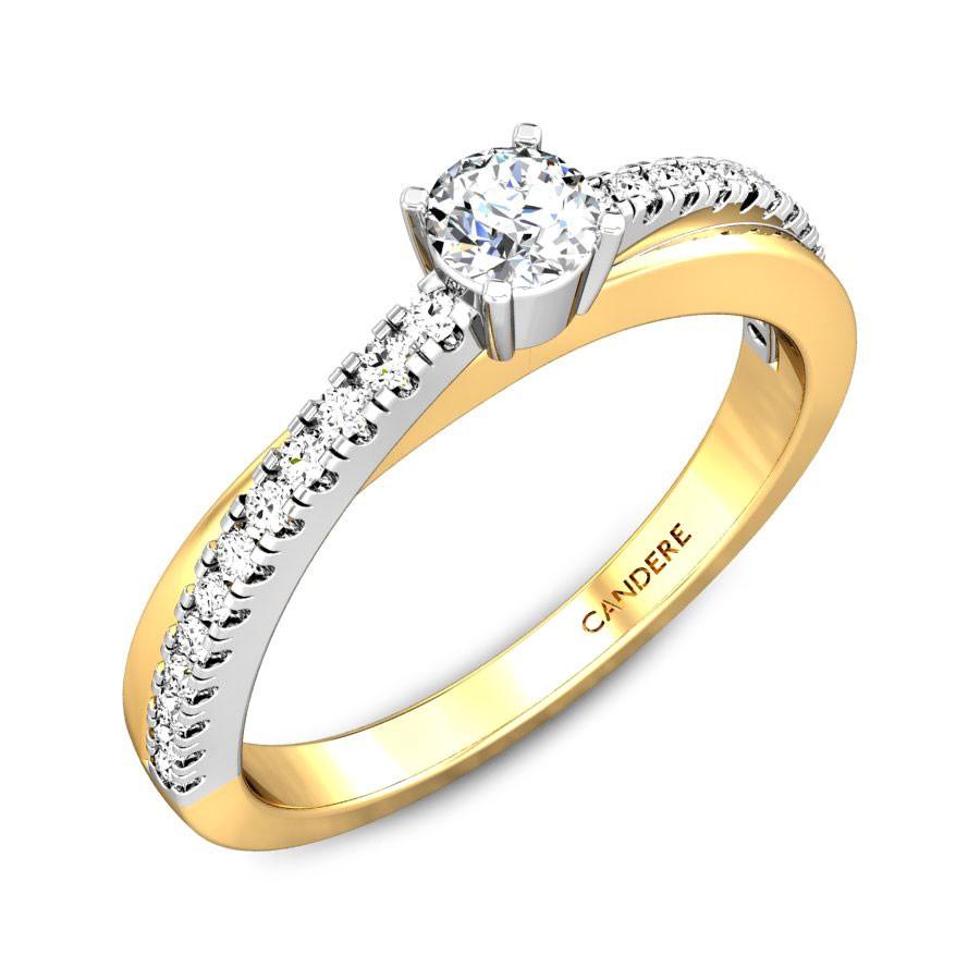 Tiana Diamond Ring Online Jewellery Shopping India | Yellow Gold 14K |  Candere by Kalyan Jewellers
