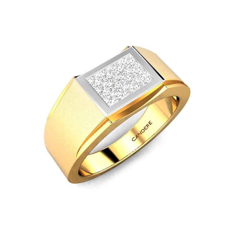 Buy Candere by Kalyan Jewellers 18K (750) BIS Hallmark Yellow Gold Ring for  Men at Amazon.in
