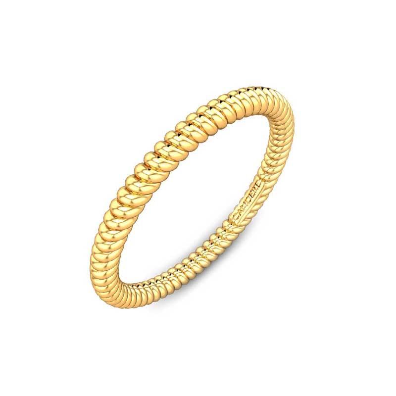 Simple Gold Ring Design For Girl