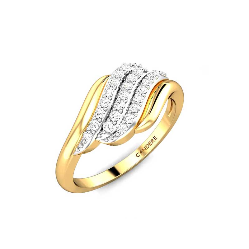 Buy 22K Gold Diamond Rings | Unique Ring Designs |PC Chandra
