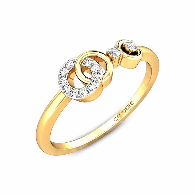 MYKI Elegant Designer Diamond Engagement Ring For Women & Girls (US Size-7)  Stainless Steel Swarovski Zirconia Gold Plated Ring Price in India - Buy  MYKI Elegant Designer Diamond Engagement Ring For Women