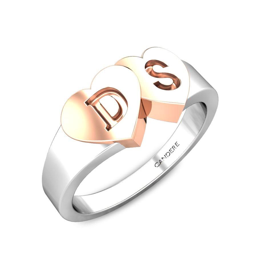 The We Platinum And Rose Gold Ring for Her