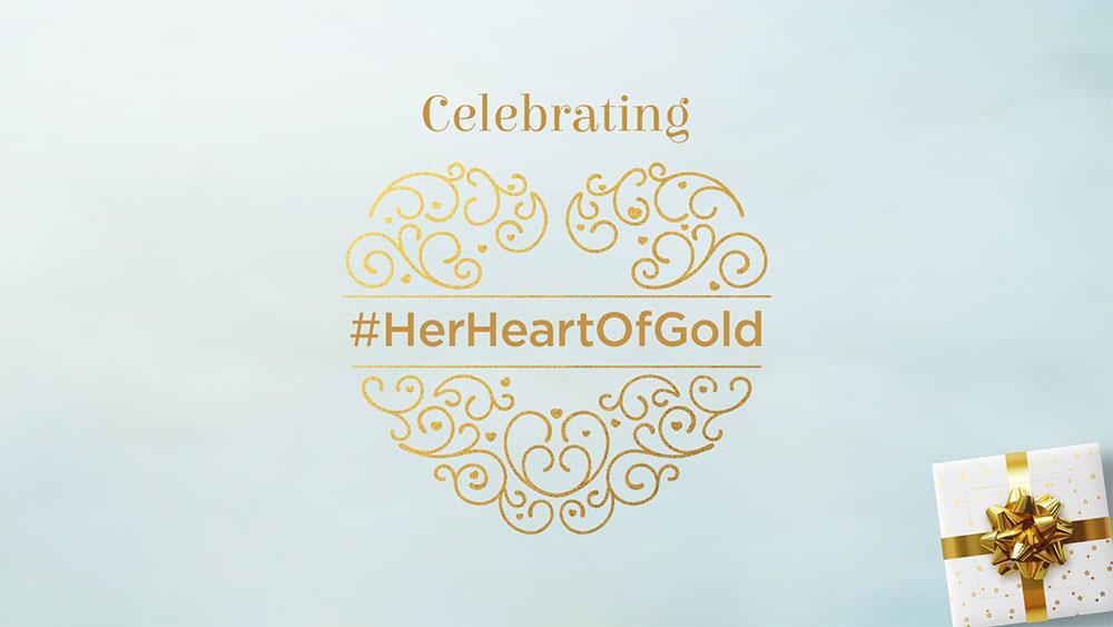 Gift #HerHeartofGold a Golden Gift